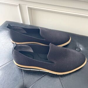 Me Too Black Knit Loafers